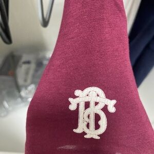 Burgundy Top with White Logo